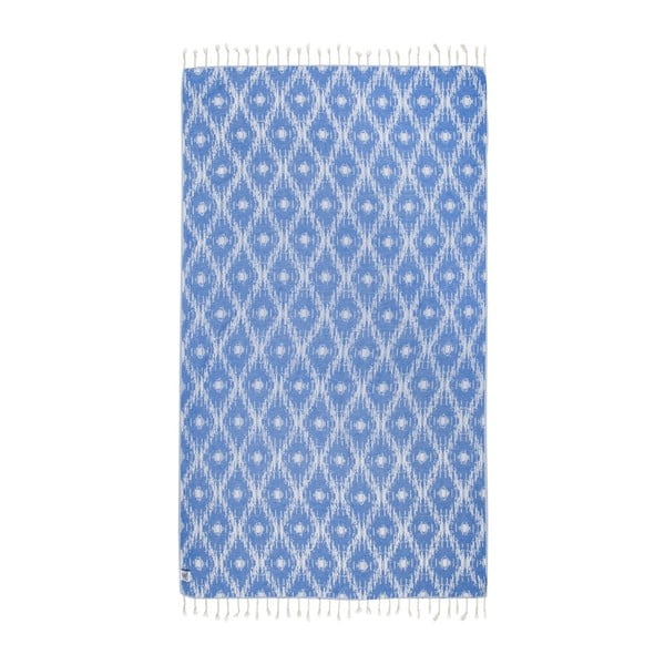 Modra brisača za hamam Kate Louise Calypso, 165 x 100 cm