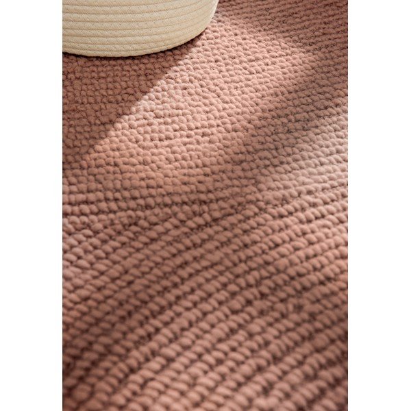 Ročno tkana volnena preproga v barvi terakote 80x150 cm Calmio – Hanse Home-image-4