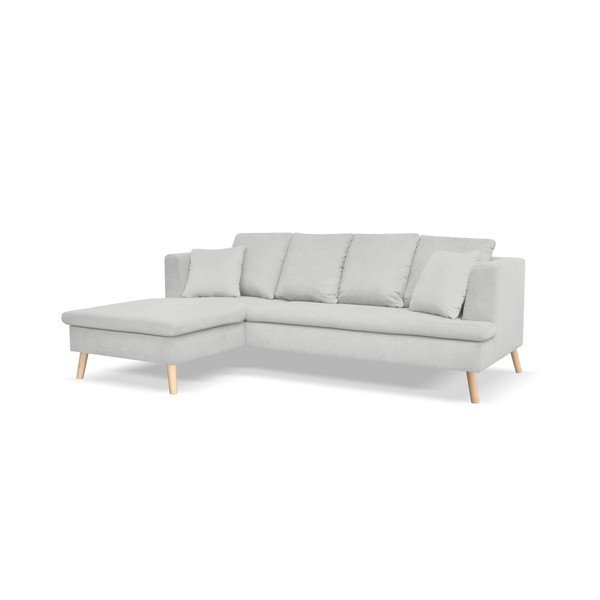 Svetlo roza sedežna garnitura z desnim ležalnikom Cosmopolitan design Newport-image-1