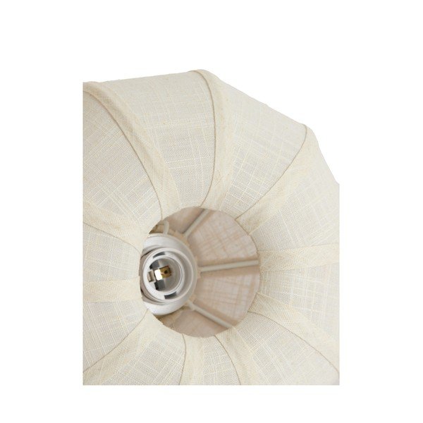 Kremno bela stropna svetilka s tekstilnim senčilom ø 30 cm Zosia – Light & Living-image-4