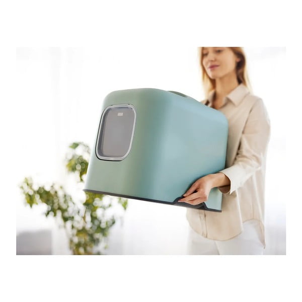 Zelen komplet mačjega stranišča in lopatice Biala – Rotho-image-3