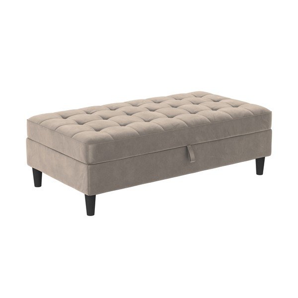 Siv žameten tabure Presley – Støraa-image-2