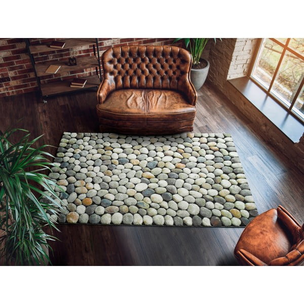 Siva preproga Universal Sandra Stones, 140 x 200 cm-image-1
