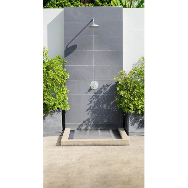 Bež plastična kopalniška preproga 50x80 cm – Wenko-image-1