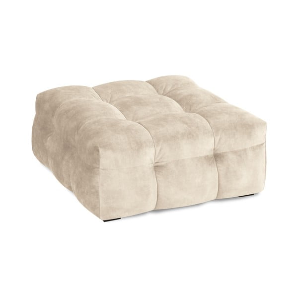 Bež žameten puf Windsor & Co Sofas Vesta-image-4