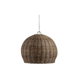 Viseča svetilka iz naravnega ratana WOOOD Mooze, ø 80 cm