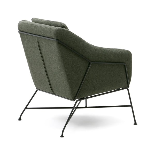 Zelen fotelj Brida – Kave Home-image-4