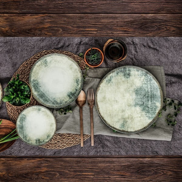 Jedilni set iz porcelana 24 kos Denim - Güral Porselen-image-1