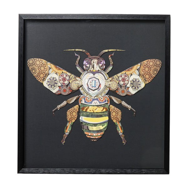 Slika v okvirju Kare Design Bee, 60 x 60 cm