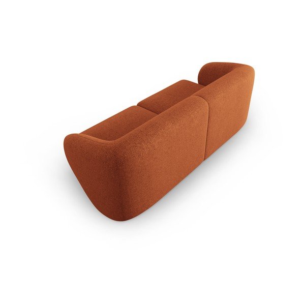 Oranžna sedežna garnitura 184 cm Shane – Micadoni Home-image-3