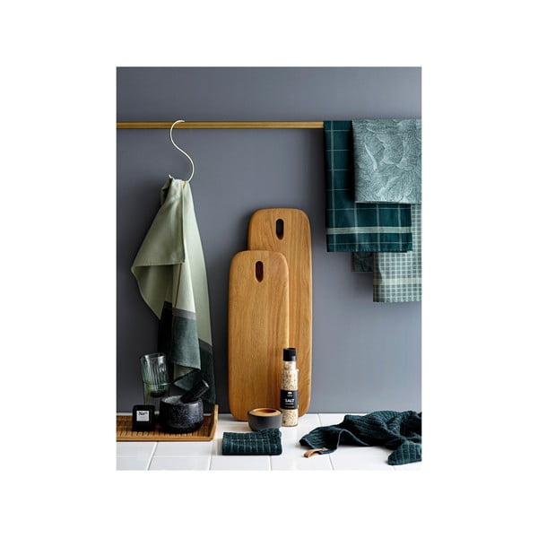 Zelena bombažna kuhinjska krpa Södahl Geometric, 50 x 70 cm-image-2