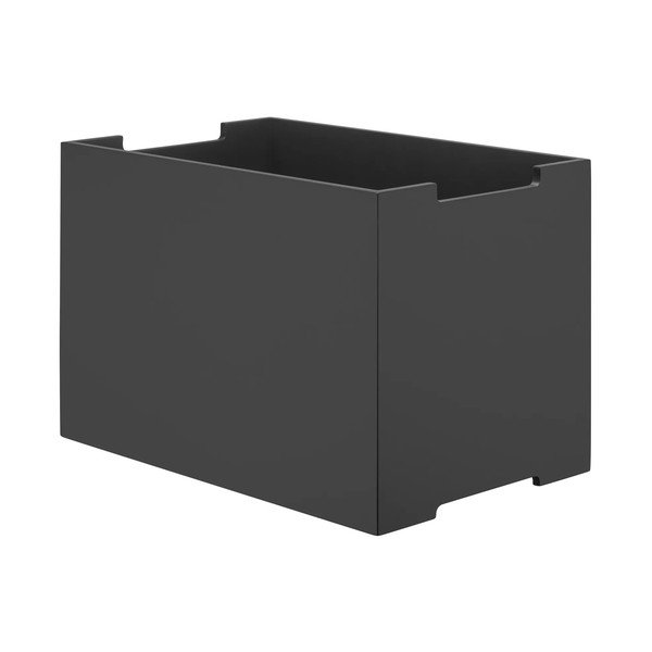 Antracitno siva škatla za shranjevanje 25x39x27 cm Kasane L – Blomus