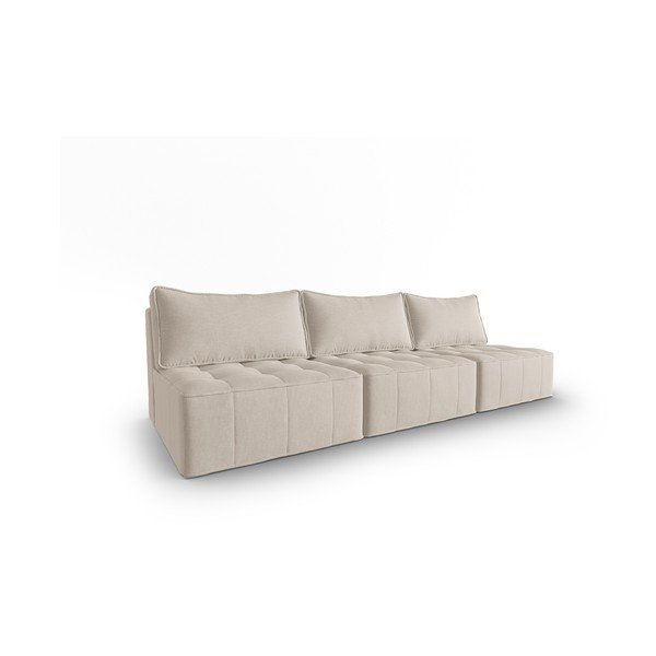 Bež sedežna garnitura 240 cm Mike – Micadoni Home-image-2