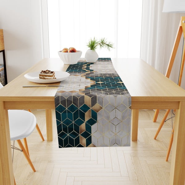 Namizni tekač 140x45 cm Optic - Minimalist Cushion Covers-image-2