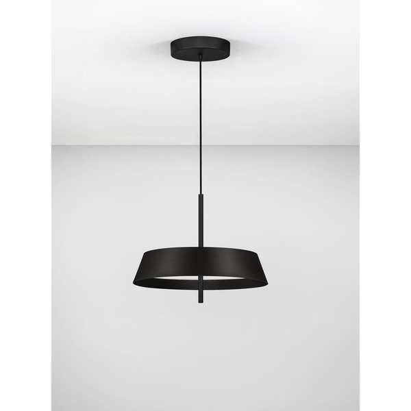 Mat črna aluminijasta LED zatemnitvena viseča svetilka ø 45 cm Velio – Nova Luce-image-3