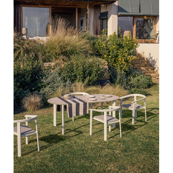Kremno bel vrtni stol Erice – Kave Home-image-2