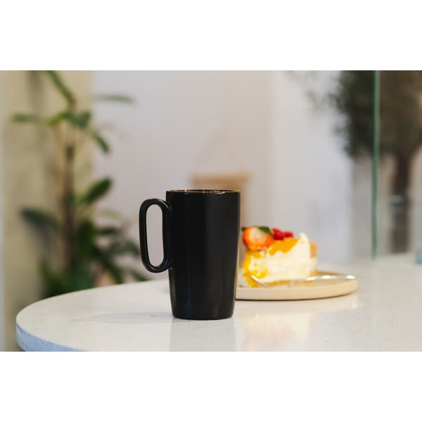 Črne lončene skodelice v kompletu 2 ks 330 ml Fuori – Vialli Design-image-4