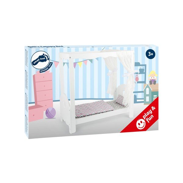 Legler Dollhouse postelja z baldahinom-image-2
