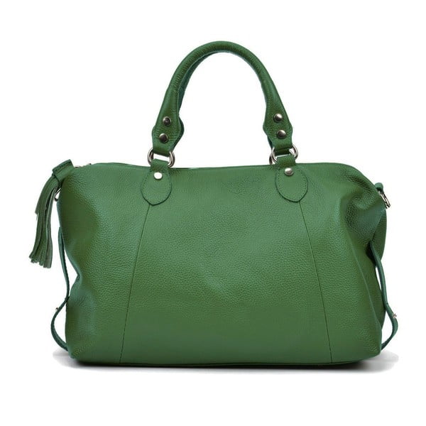 Zelena usnjena torbica Mangotti Debra