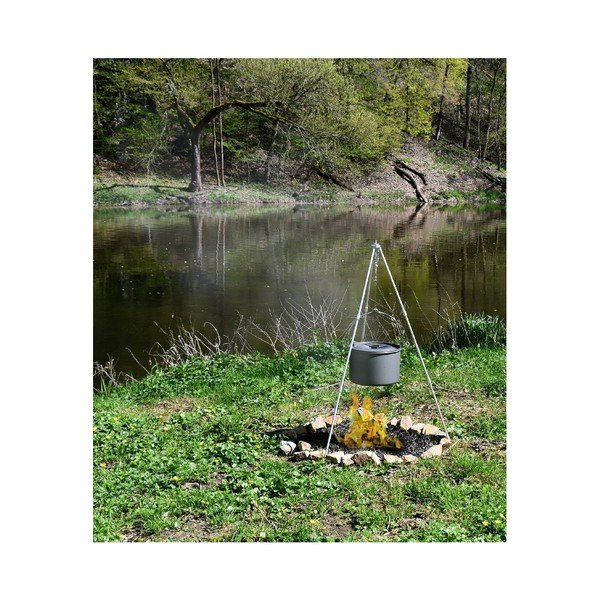 Zložljivo aluminijasto stojalo za kamin Cattara, višina 86 cm-image-4