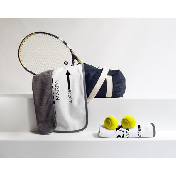 Črna/bela brisača iz mikrovlaken 45x70 cm Prada – Really Nice Things-image-1