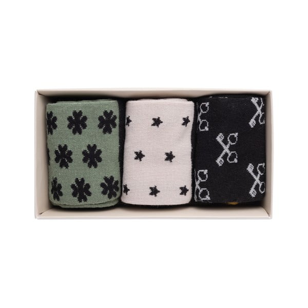 Moške nogavice velikosti 41-45 3 pari Lucky – Gentlemen's Hardware-image-2