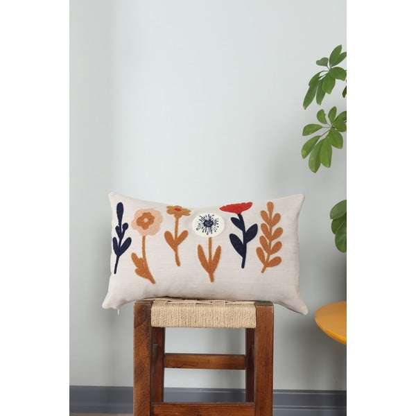 Lanena okrasna blazina 25x43 cm Orkide – Mioli Decor-image-1