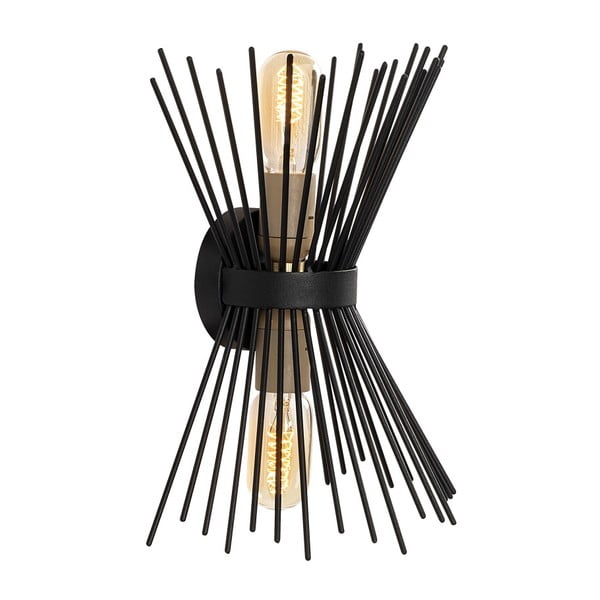 Črna stenska svetilka Kirpi – Opviq lights-image-2