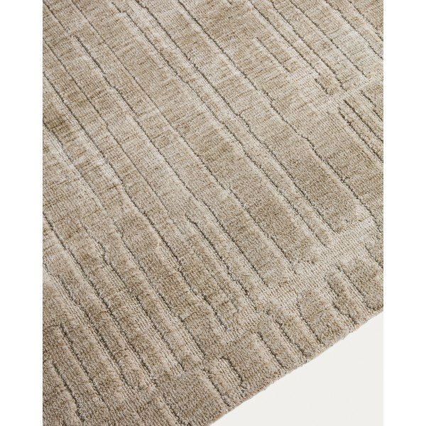 Zelena ročno tkana preproga 200x300 cm Eriana – Kave Home-image-2