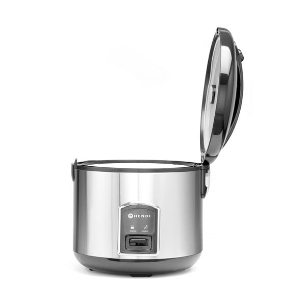 Srebrno-črn kuhalnik riža – Hendi-image-4