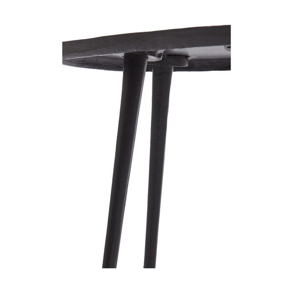 Črna kovinska mizica 53x64 cm Puno – Light & Living-image-2