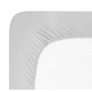 Svetlo siva napenjalna rjuha iz jerseyja 90x200 cm Boxspring – Andrea Simone
