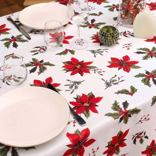 Namizni prt z božičnim motivom 150x240 cm Amaryllis – douceur d'intérieur-image-1