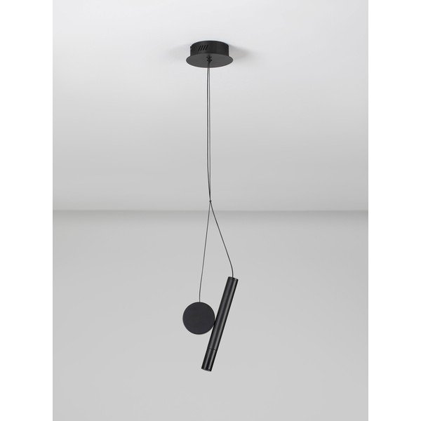 Mat črna aluminijasta LED viseča svetilka ø 23,5 cm Vero – Nova Luce-image-3