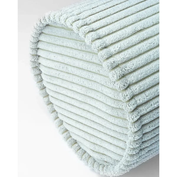 Mentolno zelena otroška blazina iz rebrastega žameta Roll – Wigiwama-image-3