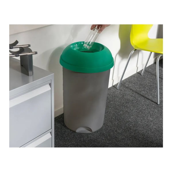 Zelen plastičen pokrov koša za smeti za ločevanje odpadkov – Addis-image-1
