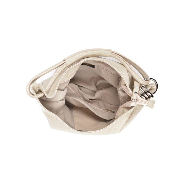 Bež usnjena torbica Carla Ferreri Giuliya-image-1