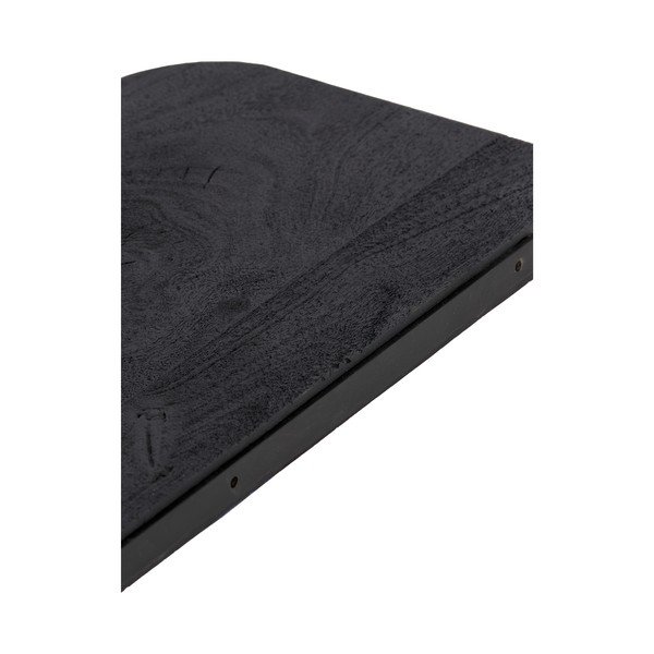 Črna polica iz masivnega manga 50 cm Tarontu – Light & Living-image-3