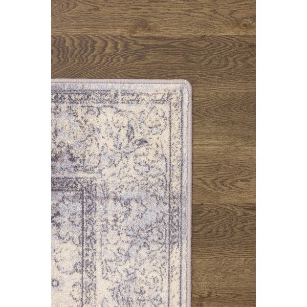 Kremno bela volnena preproga 133x180 cm Jennifer – Agnella-image-3