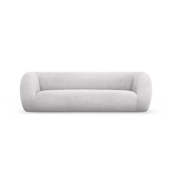 Svetlo siva sedežna garnitura iz tkanine bouclé 230 cm Essen – Cosmopolitan Design