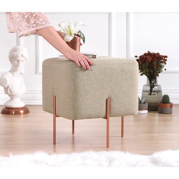 Bež tabure Copper – Artie-image-3