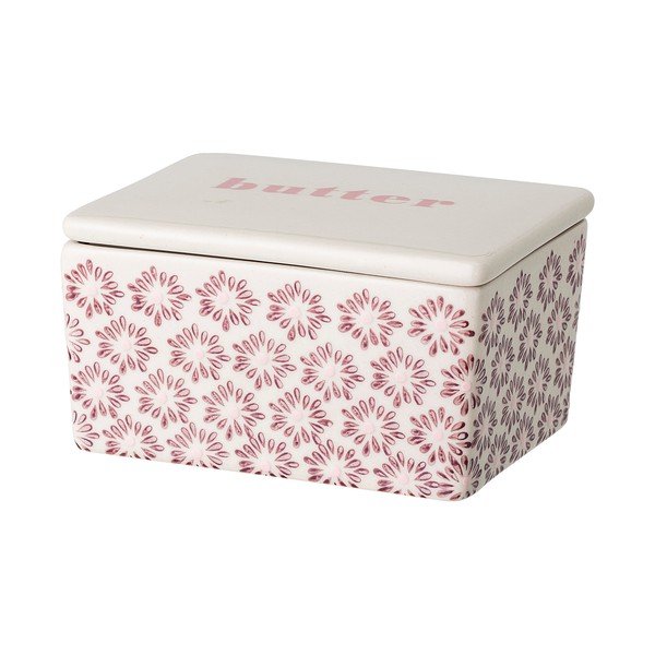 Belo-rožnata posoda za maslo Bloomingville Maya-image-3