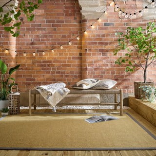 Sivo-svetlo rjava notranja in zunanja preproga 200x290 cm Sisal Look – Flair Rugs
