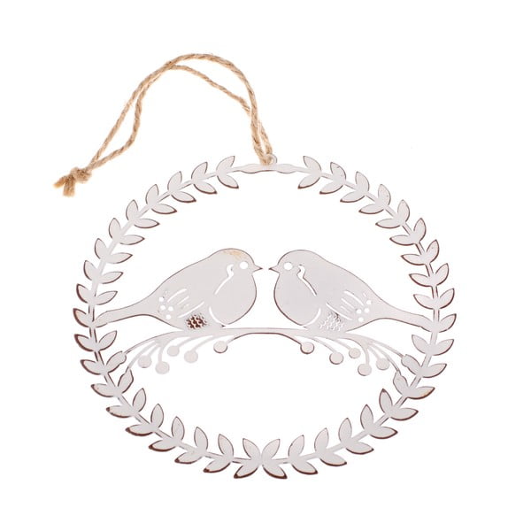 Kovinska viseča dekoracija Dakls Ptice