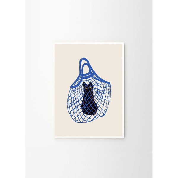 Plakat 30x40 cm The Cat’s In The Bag – Chloe Purpero Johnson – The Poster Club-image-3
