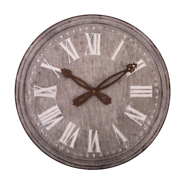 Stenska ura iz cinka Antic Line, ⌀ 80 cm