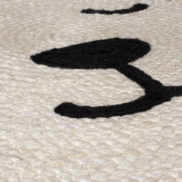 Otroška preproga iz jute v naravni barvi 100x100 cm Leo Lion – Flair Rugs-image-3