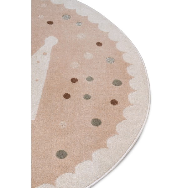 Bež otroška preproga ø 100 cm Crown – Hanse Home-image-1