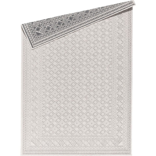 Siva zunanja preproga 230x160 cm Terrazzo - Floorita-image-2