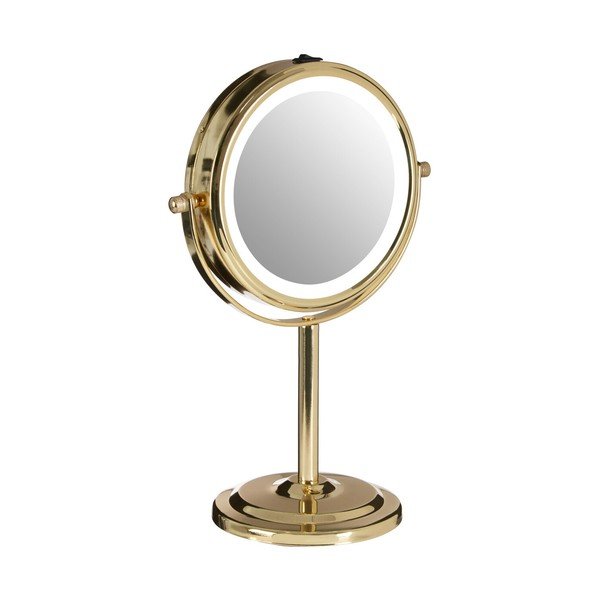 Kozmetično ogledalo z lučjo/povečevalno (2x povečava) ø 15 cm Cassini – Premier Housewares